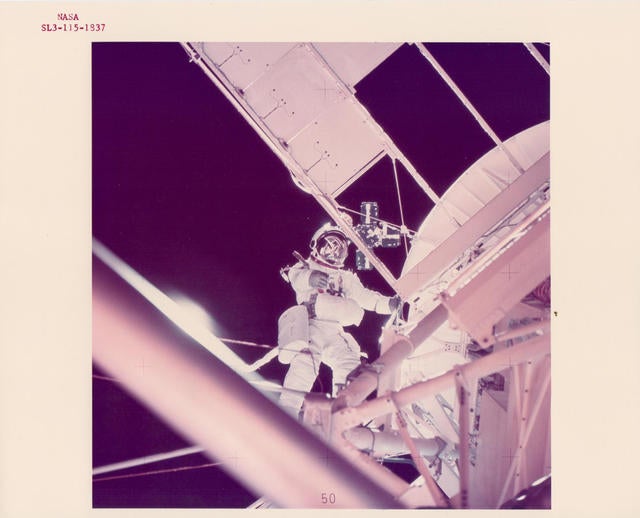 Vintage photos from space